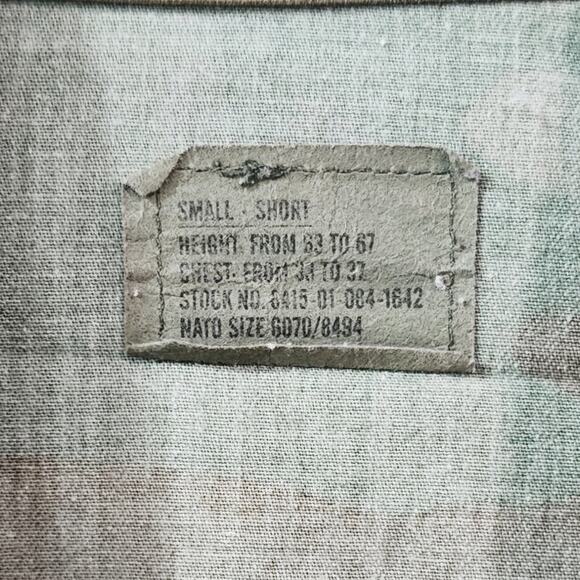 Jesus The Way The Truth & The Life Upcycled U.S. Military Camo Jacket, S/M - Picture 4 of 6